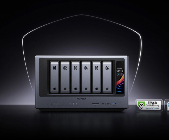 Мережеве сховище з функціями штучного інтелекту UGREEN AI NAS iDX6011 32GB RAM